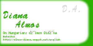 diana almos business card